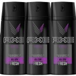Axe Excite Mens Deodorant Body Spray, 3 Pack